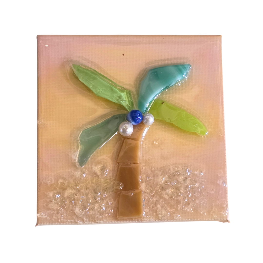 Shattered Glass Art-4"x4"