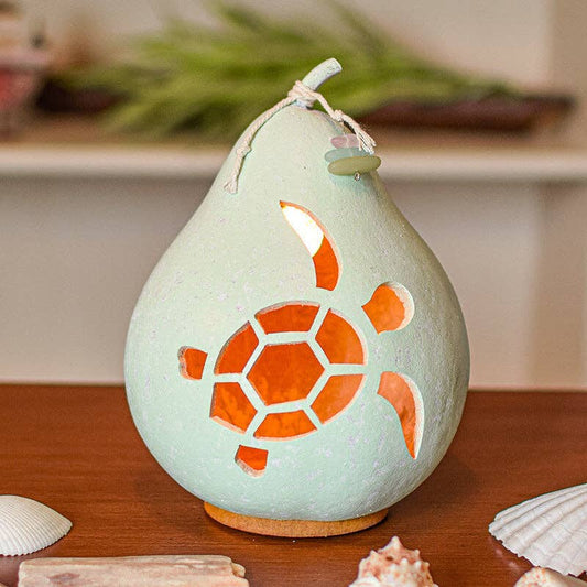 Coastal Gourd Lamp-Sea Turtle
