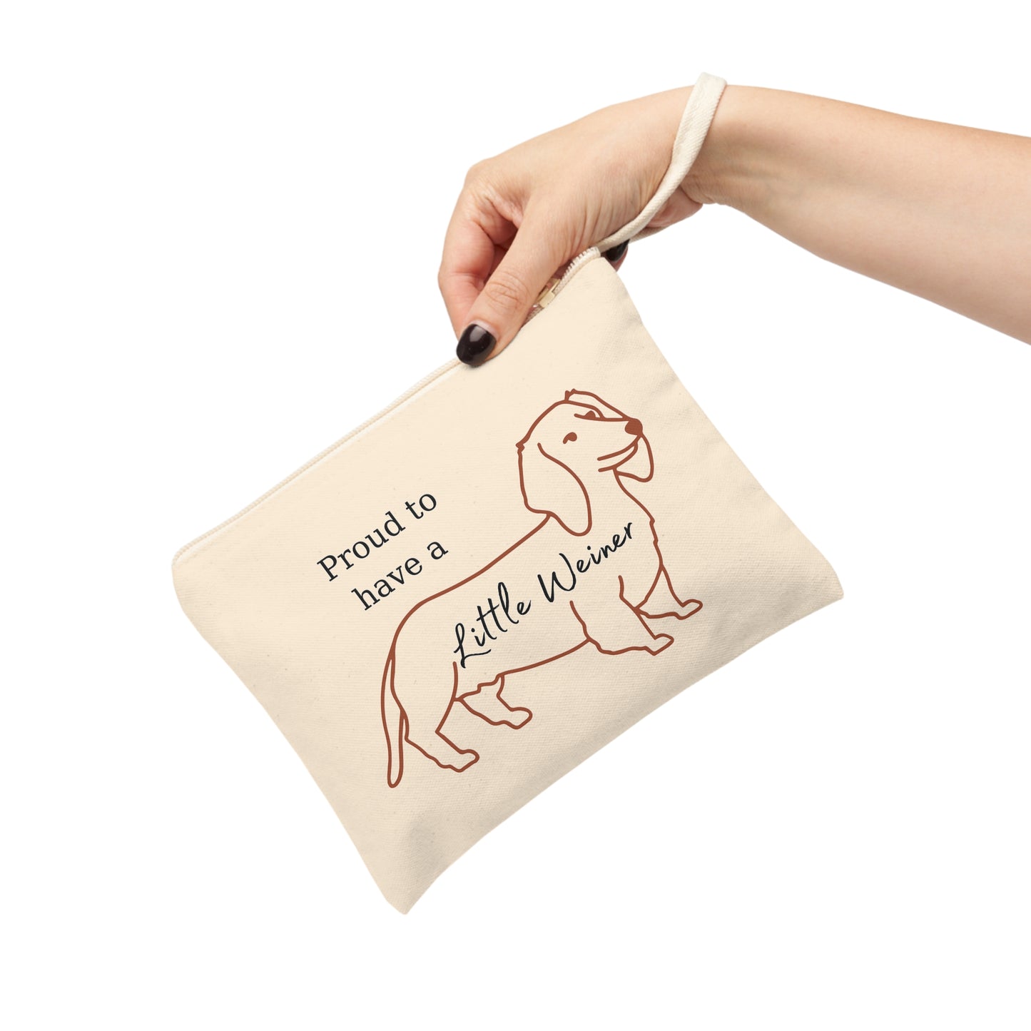 Zipper Pouch-Little Weiner