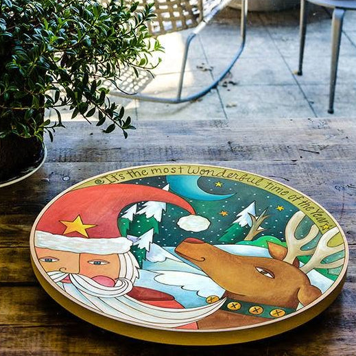 Lazy Susan-Santa's On The Way