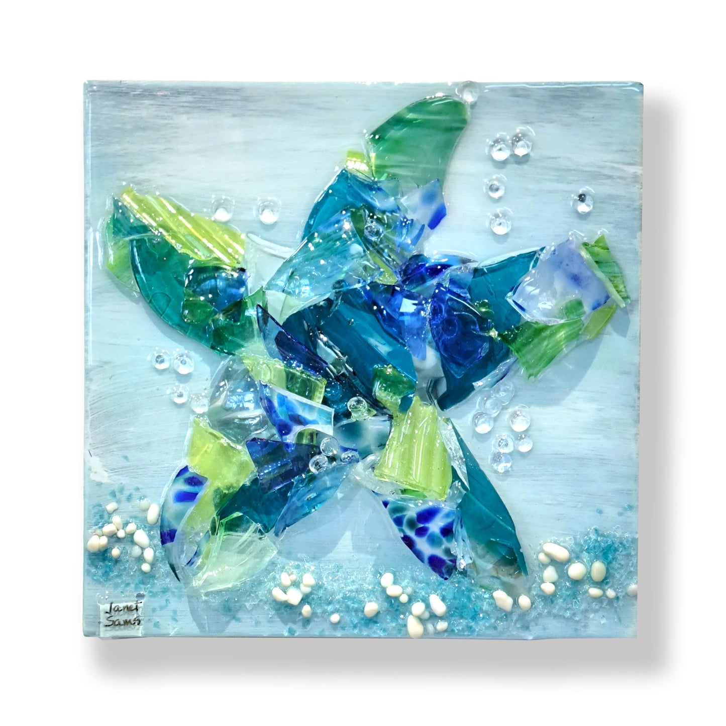 Shattered Glass Art-Starfish