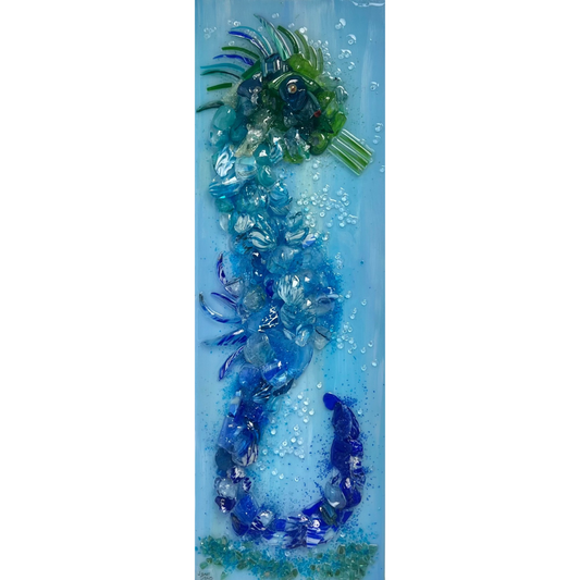 Shattered Glass Seahorse-Flipper