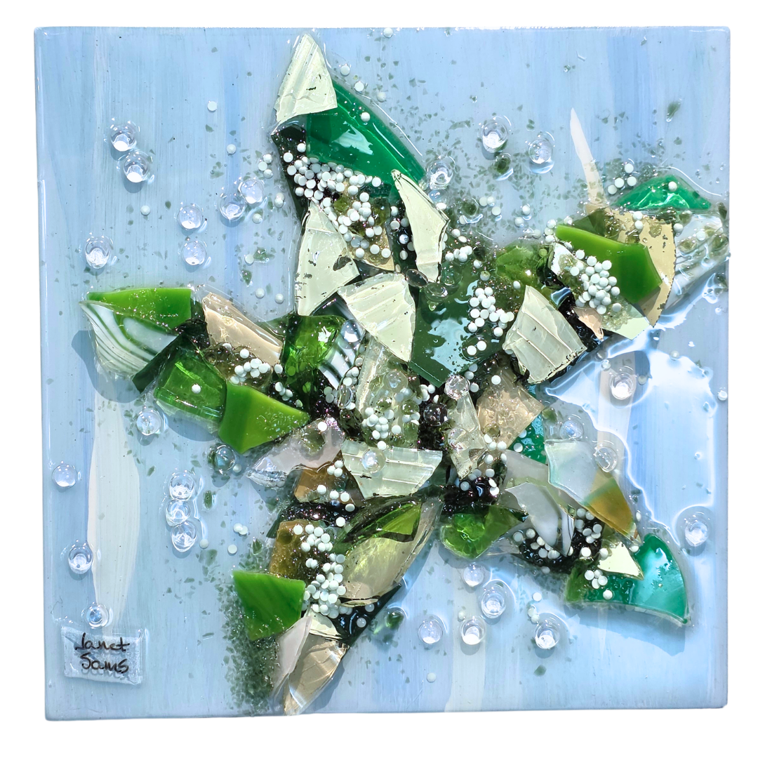 Shattered Glass Art-Starfish