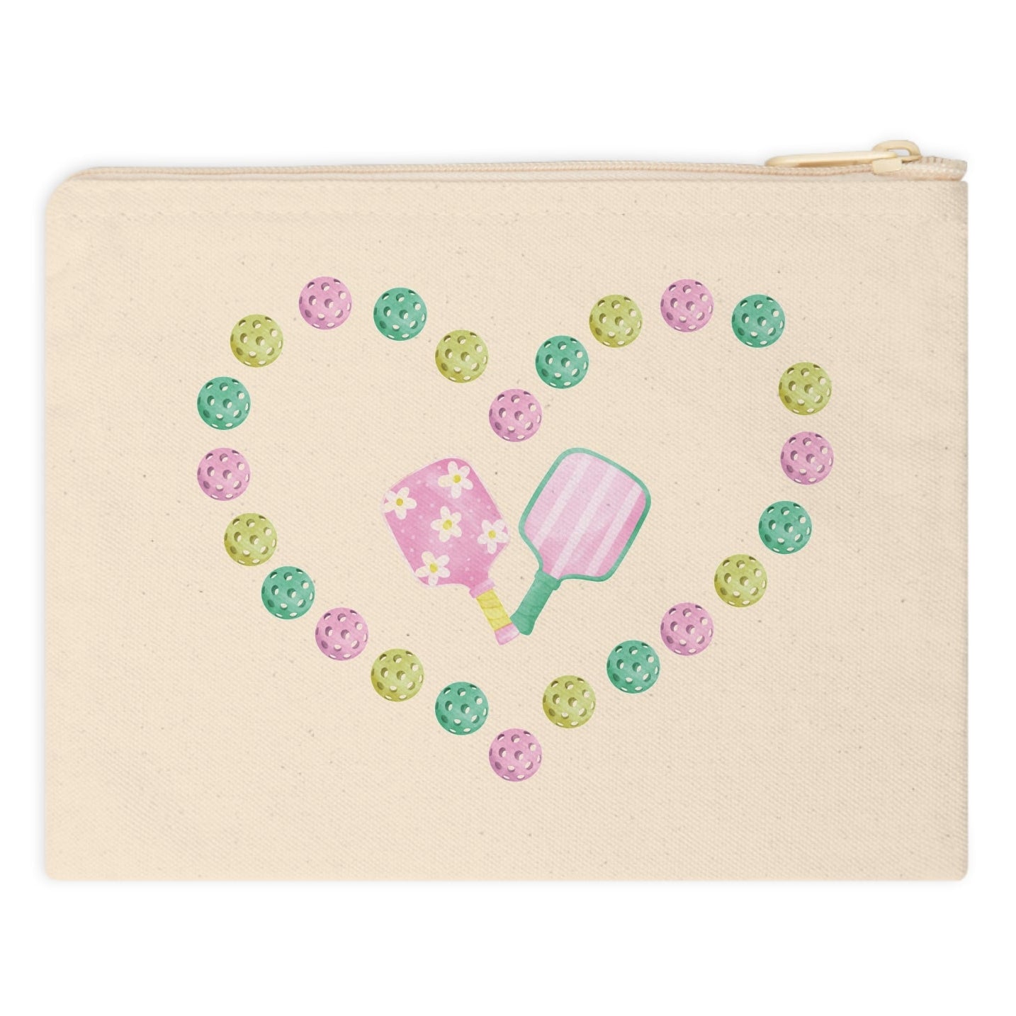 Zipper Pouch-Pickleball Love
