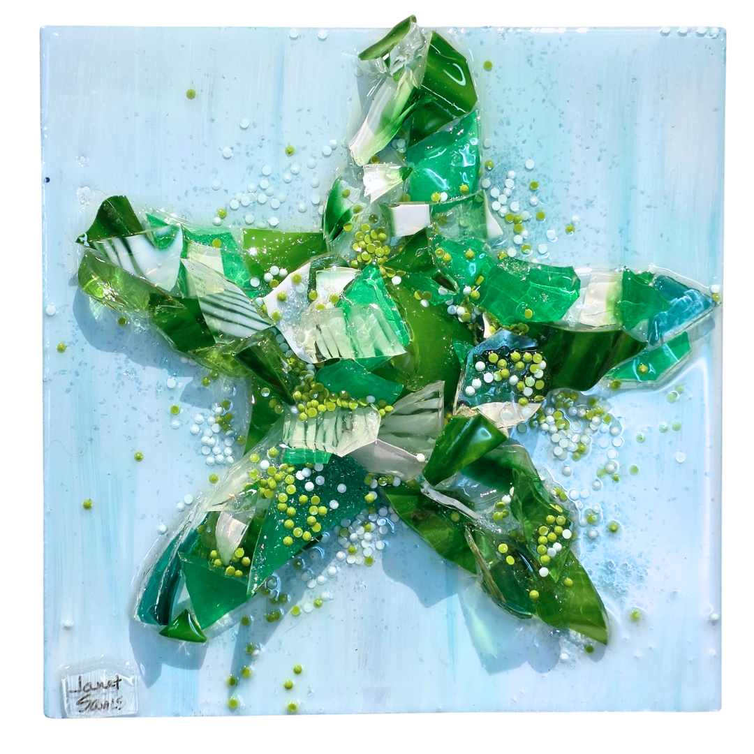 Shattered Glass Art-Starfish