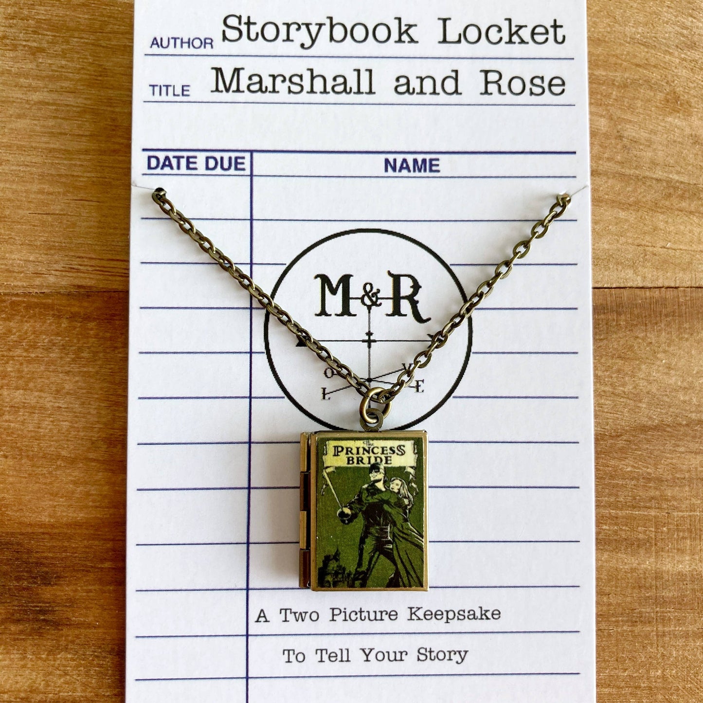 Book Locket-The Princess Bride