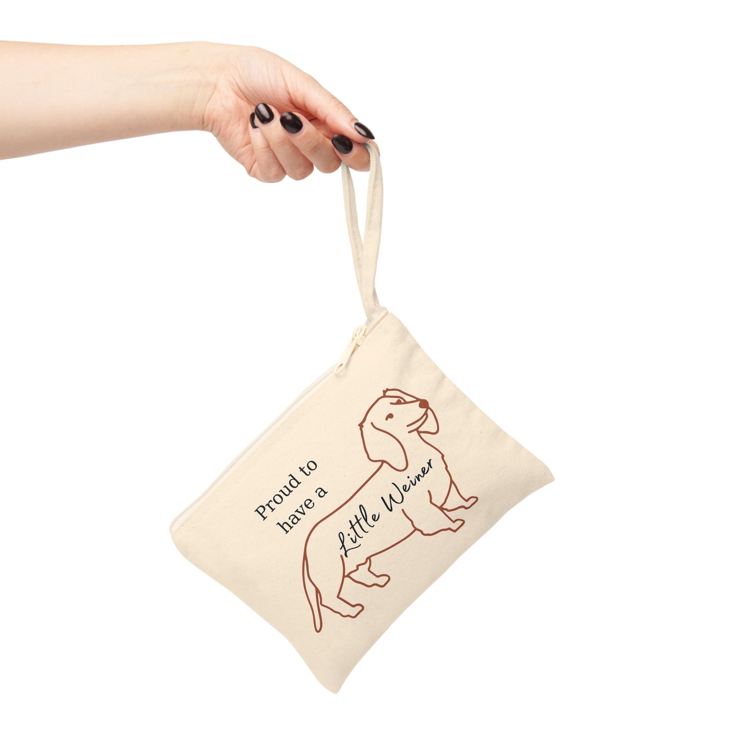 Zipper Pouch-Little Weiner