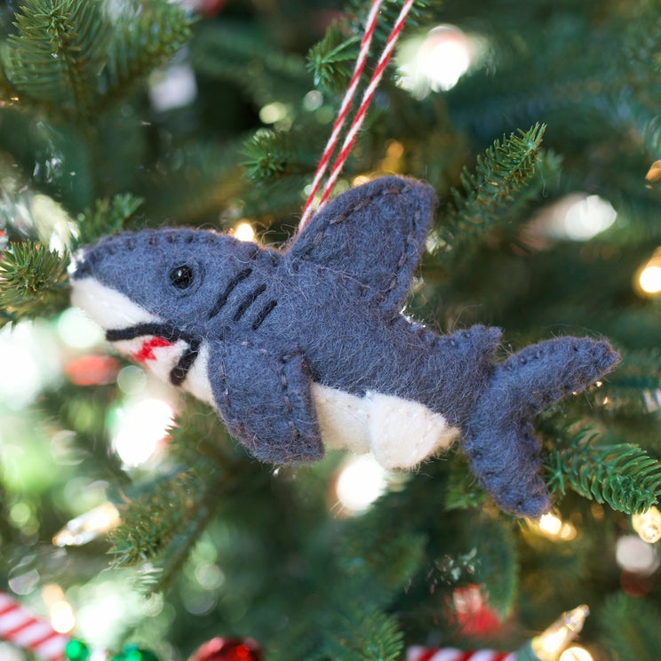 Wool Ornament-Shark