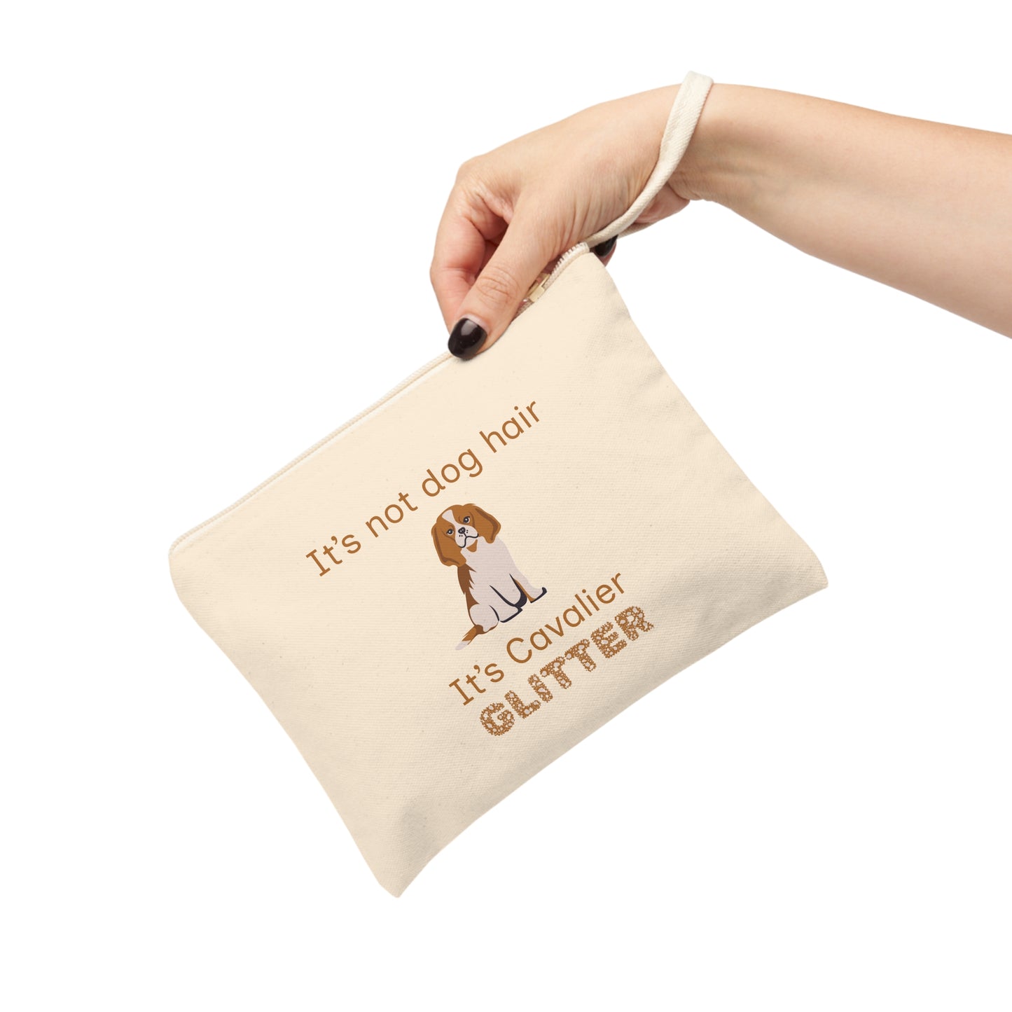 Zipper Pouch-Cavalier Glitter