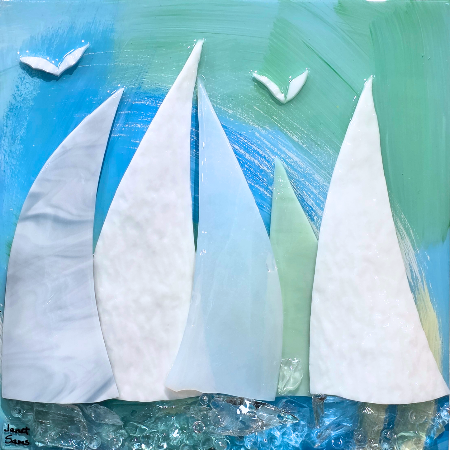 Shattered Glass Regatta-10"