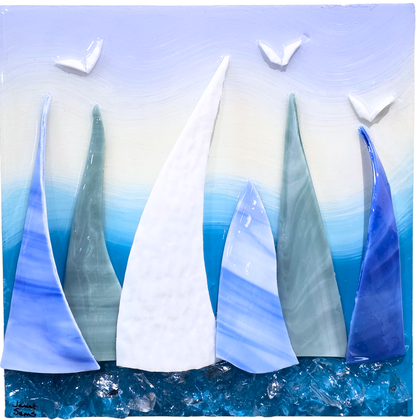 Shattered Glass Regatta-10"