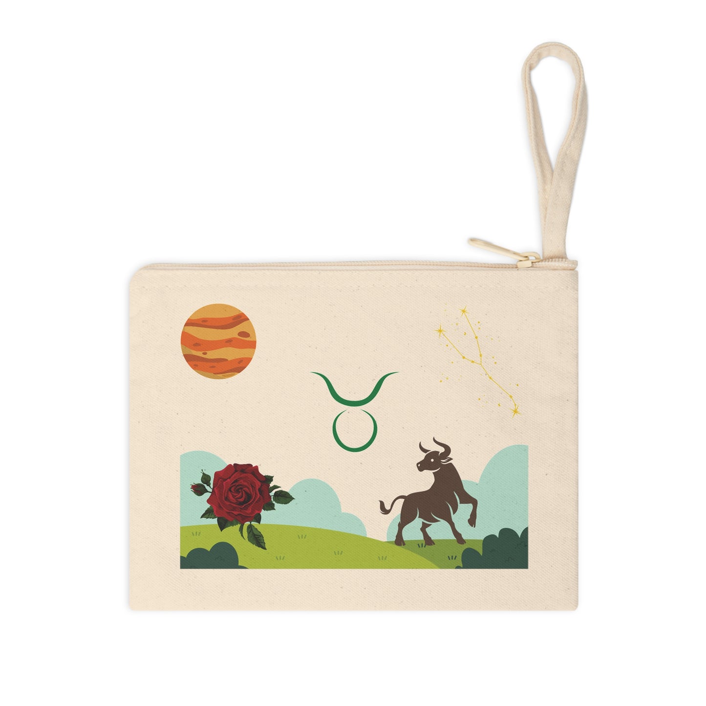 Zodiac Zipper Pouch-Taurus