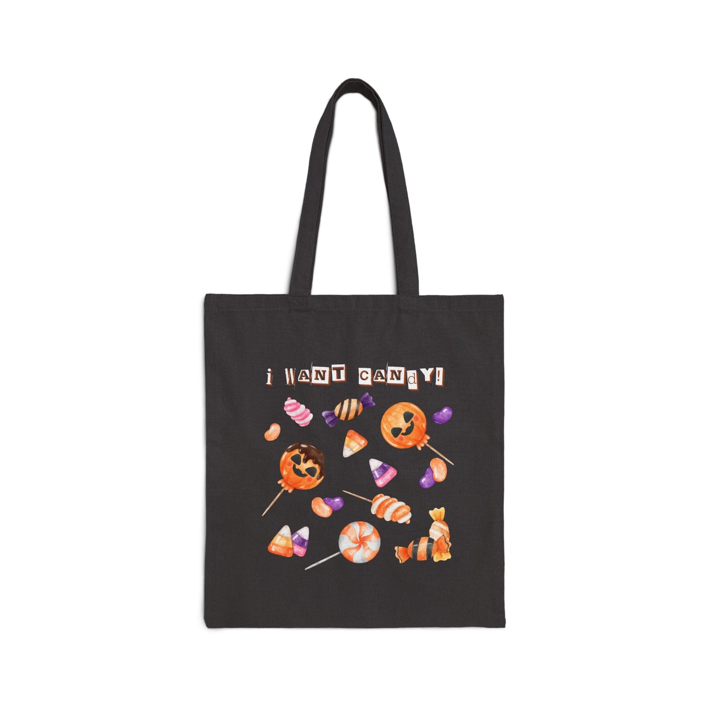 Halloween Tote Bag-I Want Candy