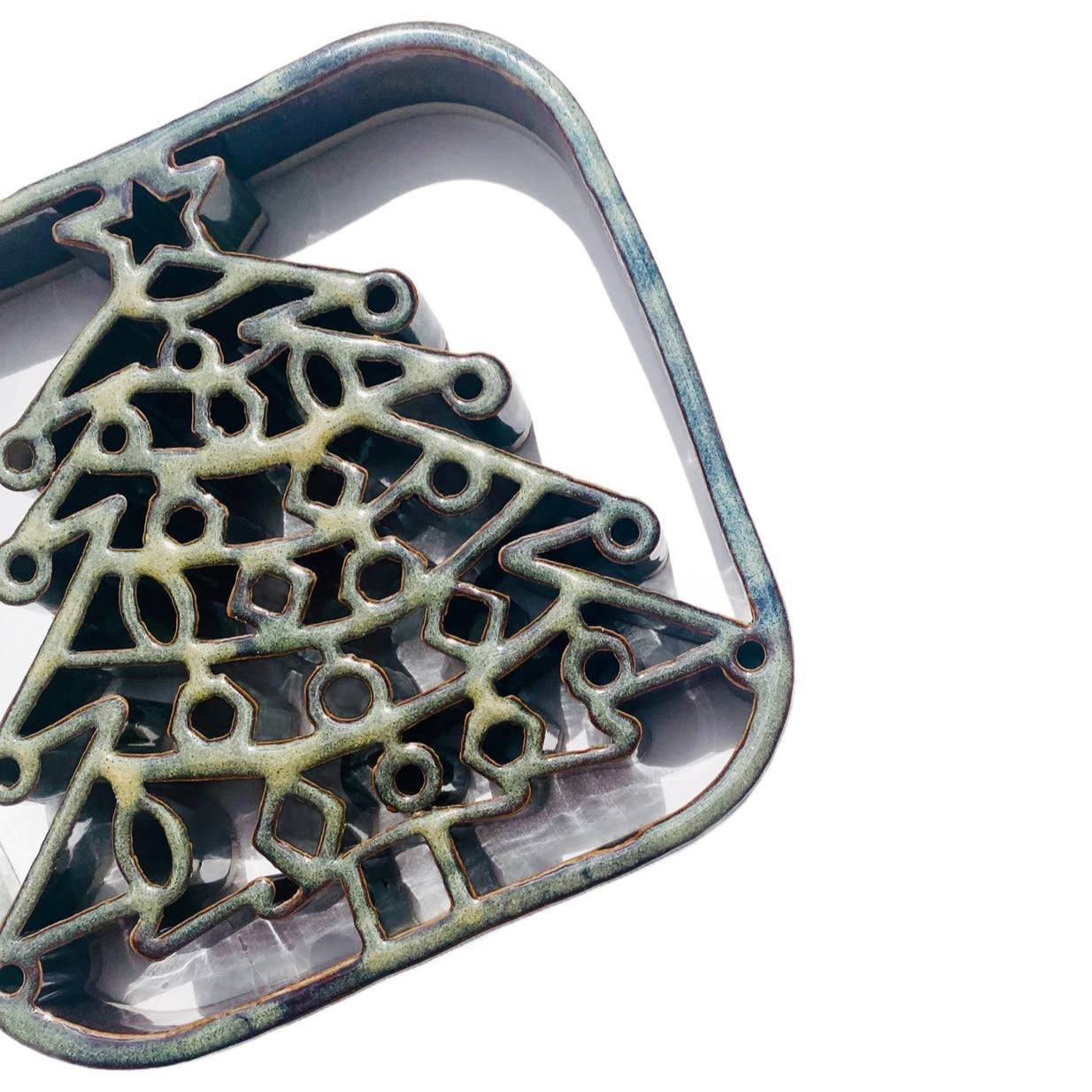 Ceramic Trivet-Christmas Tree