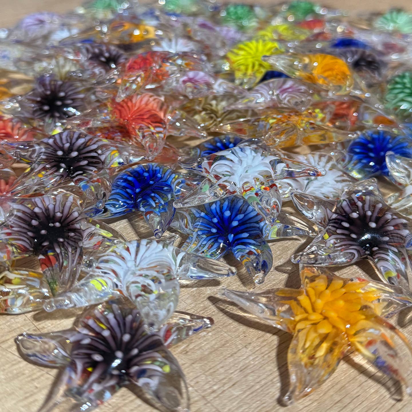 Tiny Glass Starfish