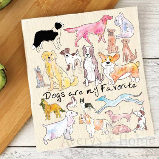 Swedish Dishcloth-Favorite Dogs