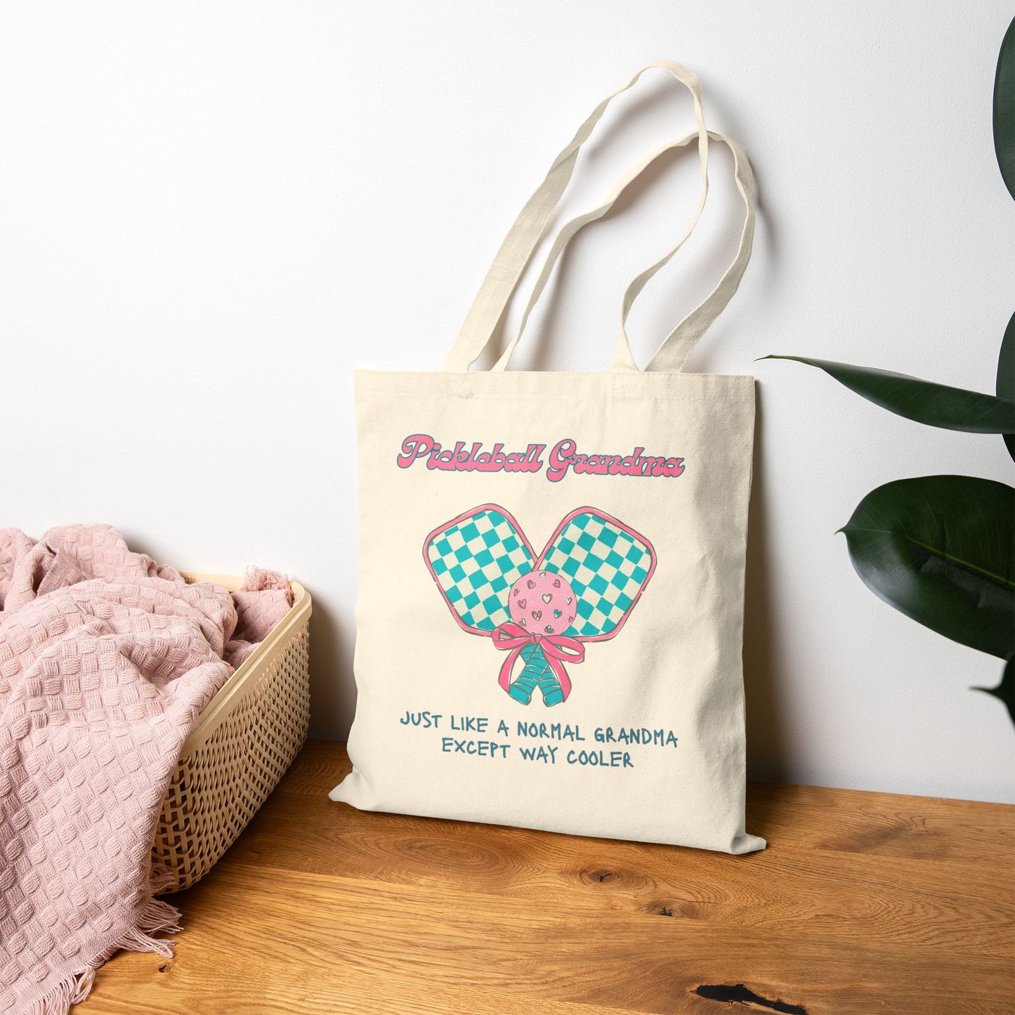 Tote Bag-Pickleball Grandma