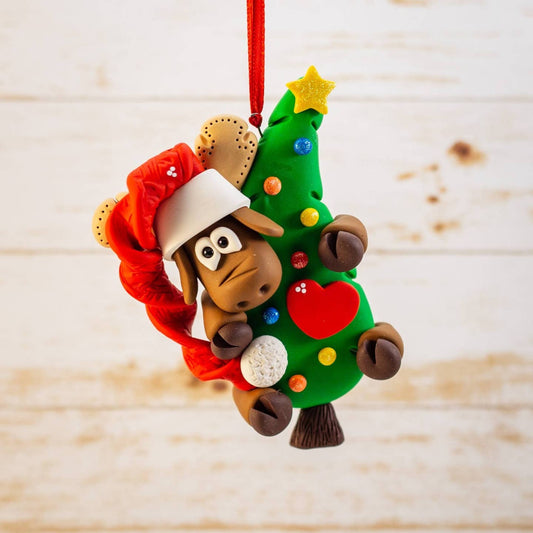 Crazy Moose Ornament