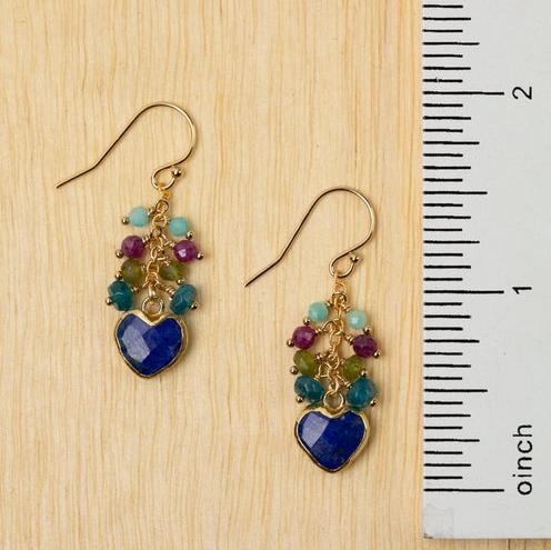 Aurora Lapis Earrings