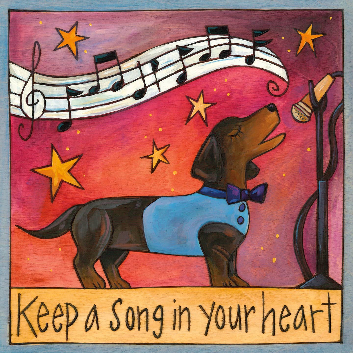 Gracie Plaque-Dachshund