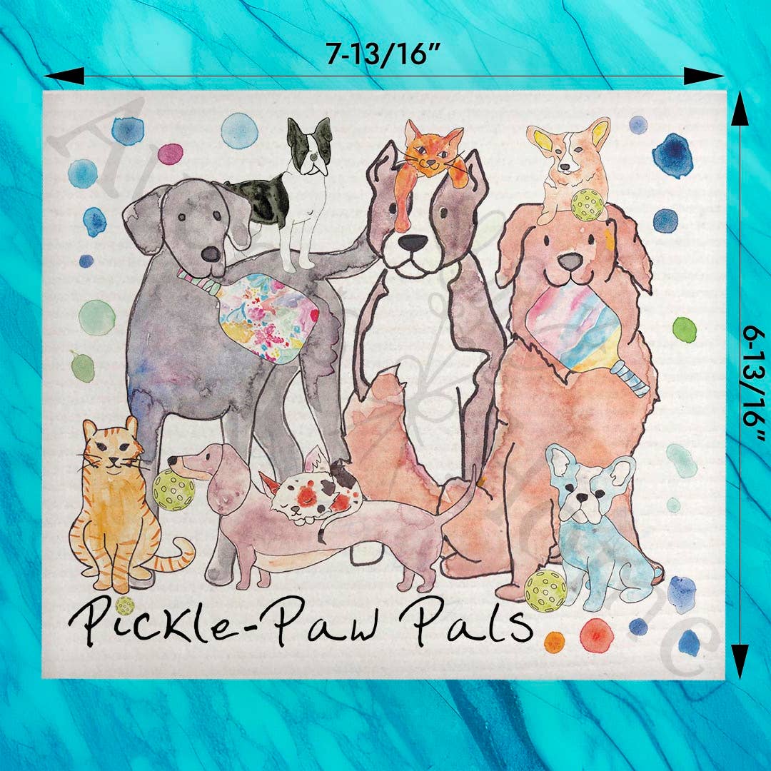 Swedish Dishcloth-Pickleball Pals