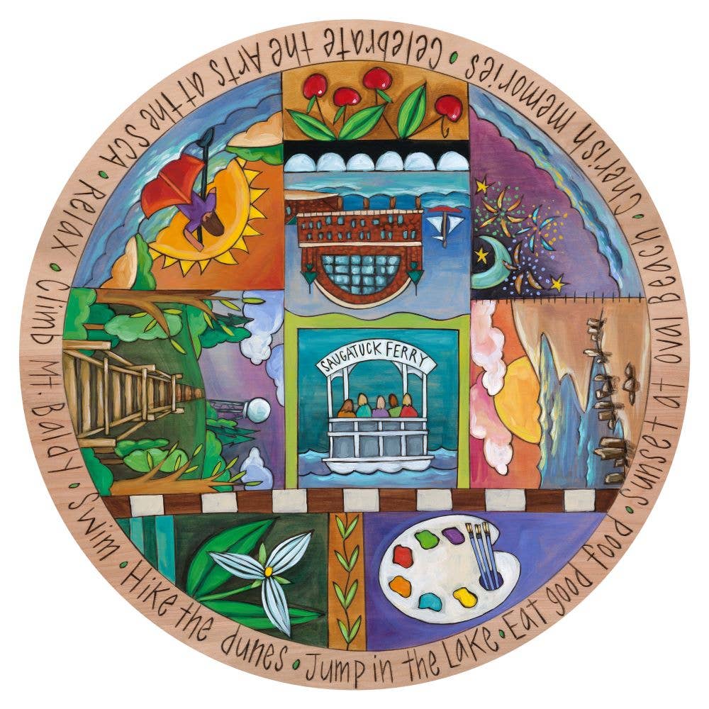 Lazy Susan-Saugatuck Days (Printed)