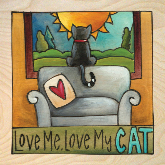 All Nine Lives Plaque-6"