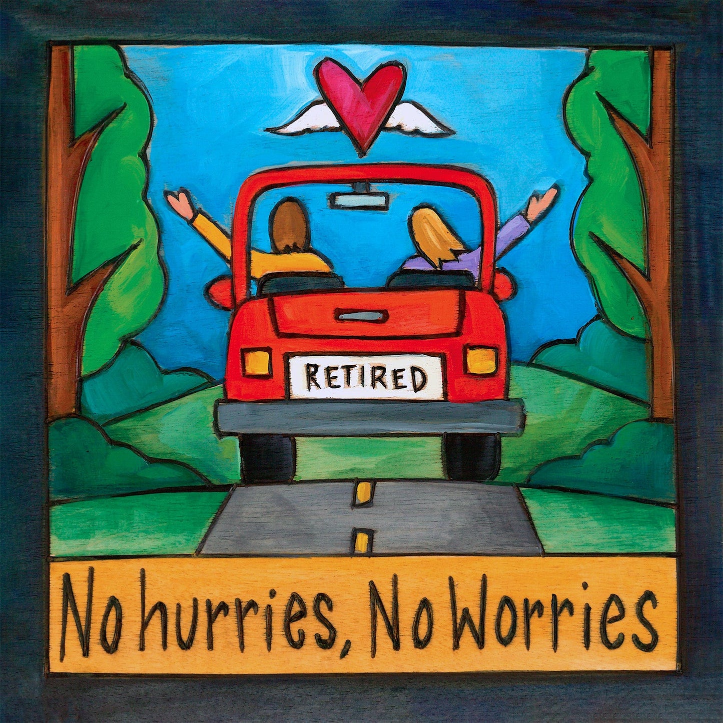 Live Begins Now Wall Plaque-6"