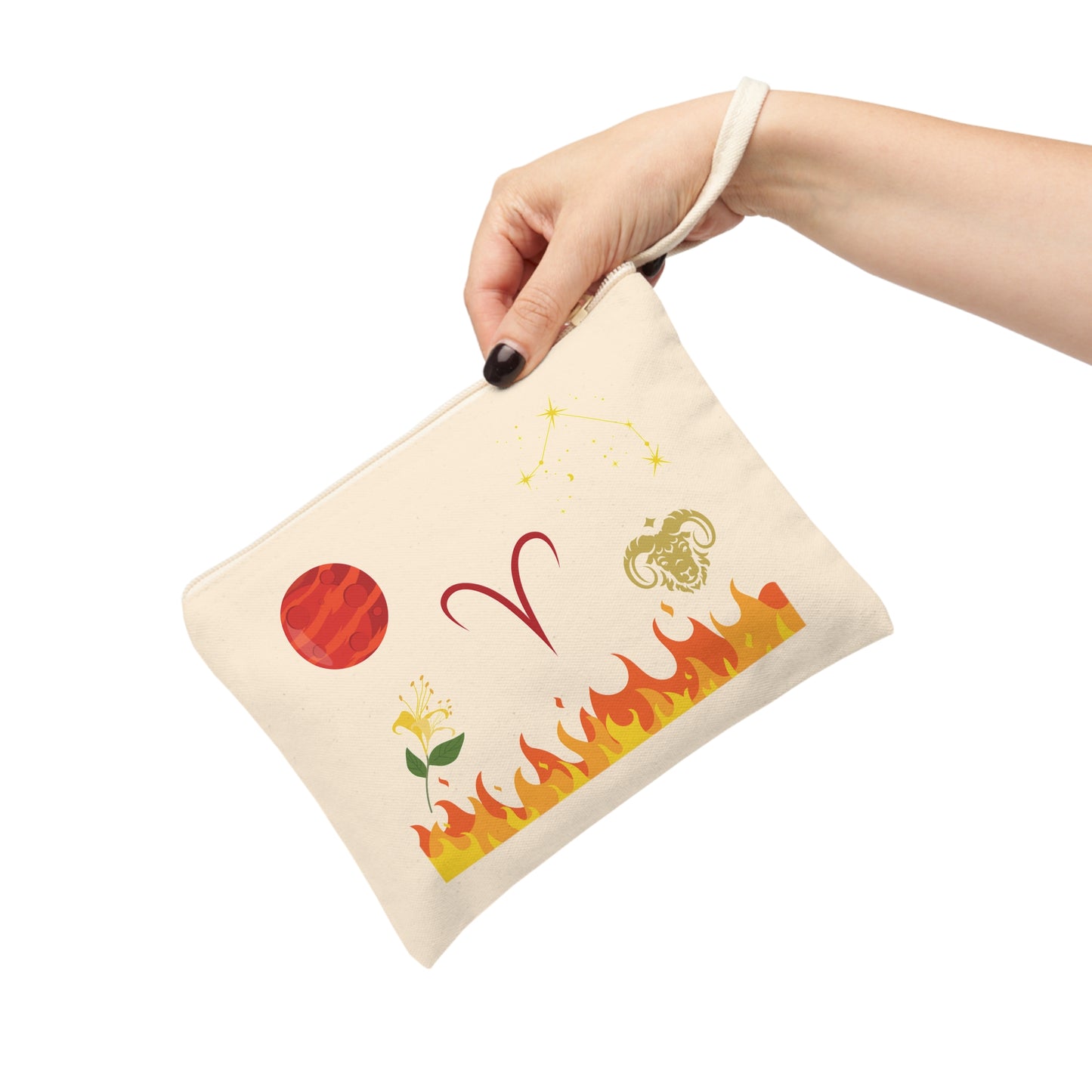 Zodiac Zipper Pouch-Aries