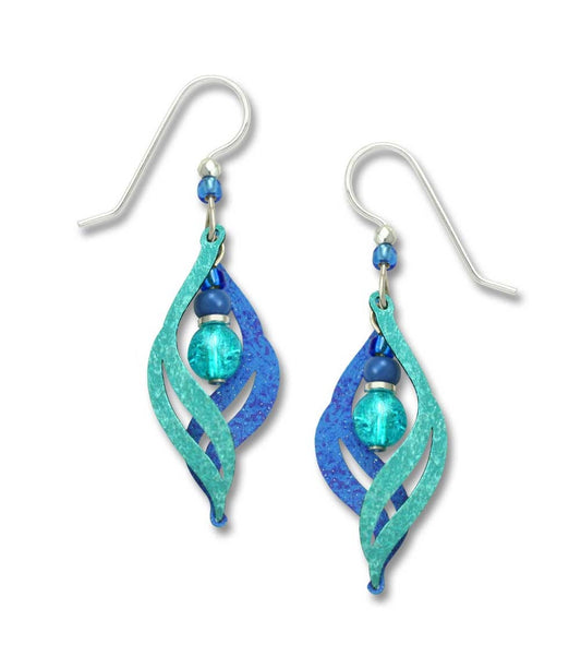 Tropical Blue & Teal Earrings