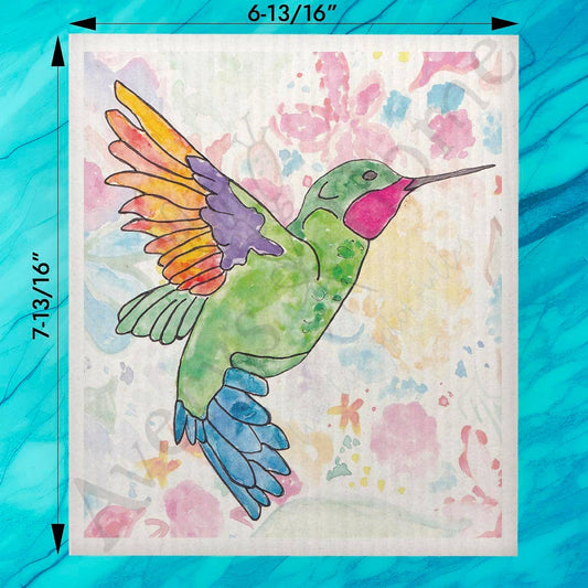Swedish Dishcloth-Hummingbird