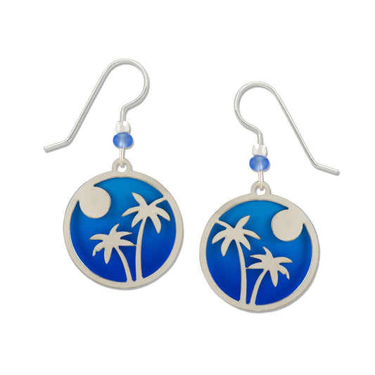 Palm Trees & Blue Sky Earrings