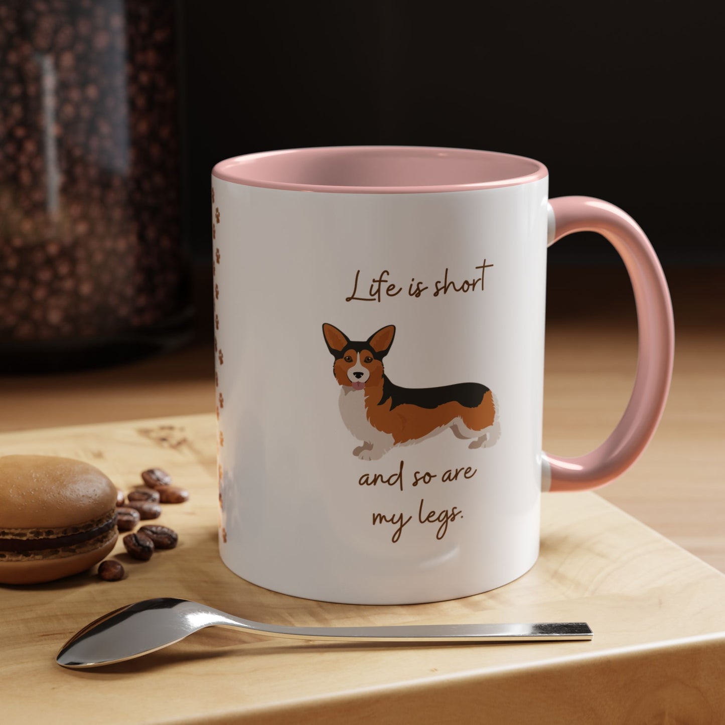 Life is Short Corgi Mug