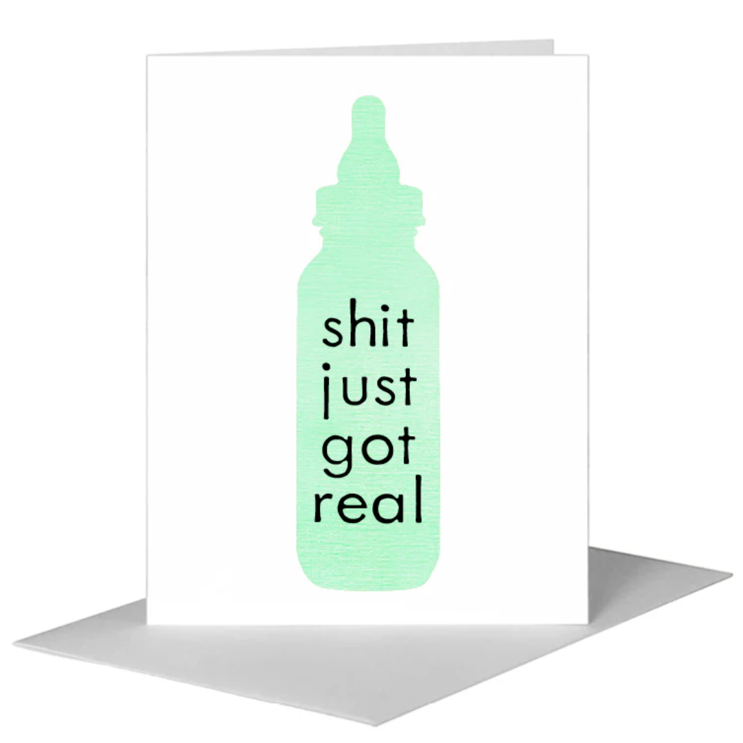 Card-Bottle for Baby