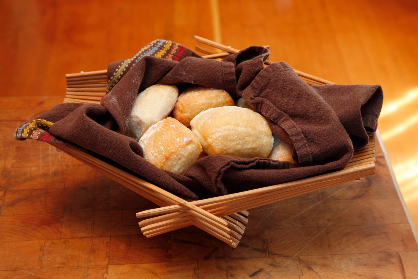 Folding Chopstick Basket-Large Rainbow