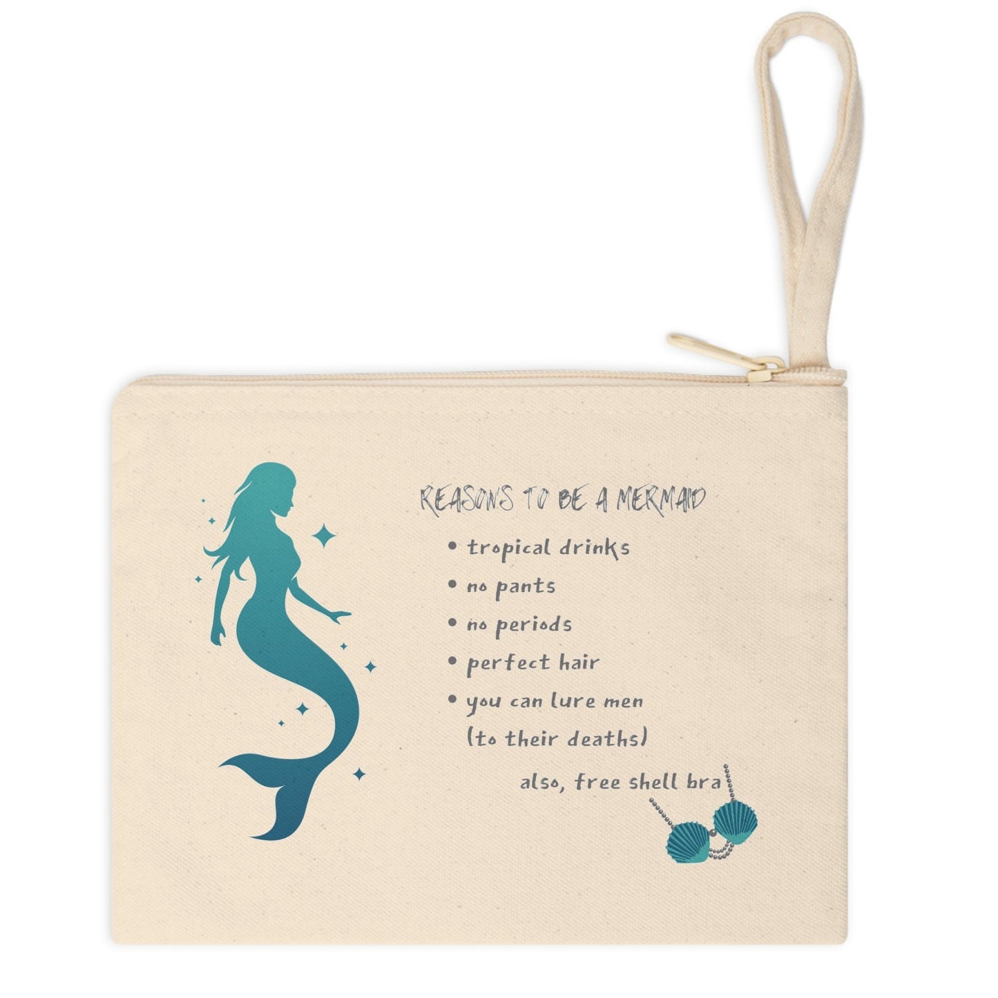 Zipper Pouch-Reasons to be a Mermaid