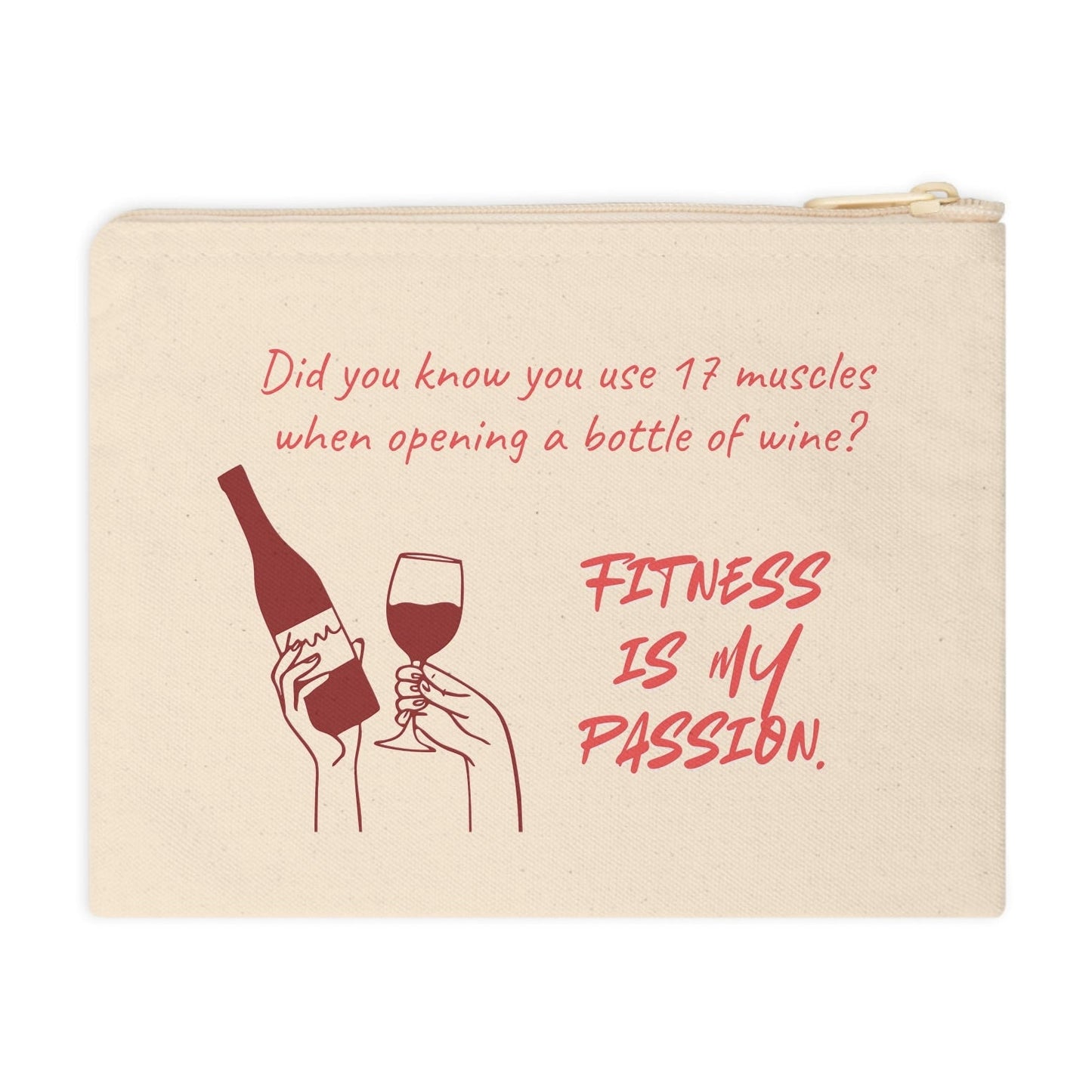 Zipper Pouch-Fitness is My Passion