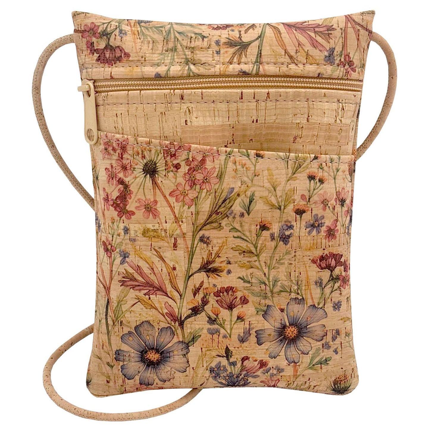 Cork Mini Crossbody Bag | Wildflower Whimsy