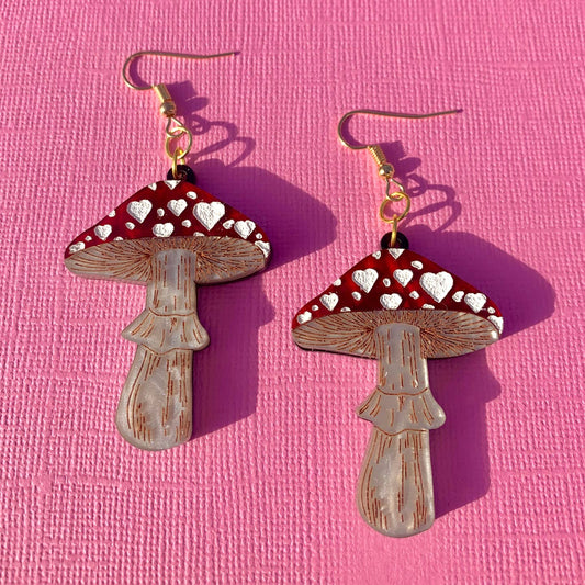 Mushroom Earrings