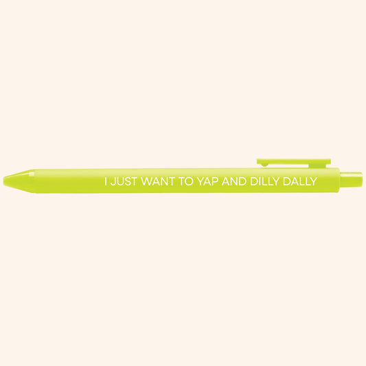 Pen-Yap and Dilly Dally