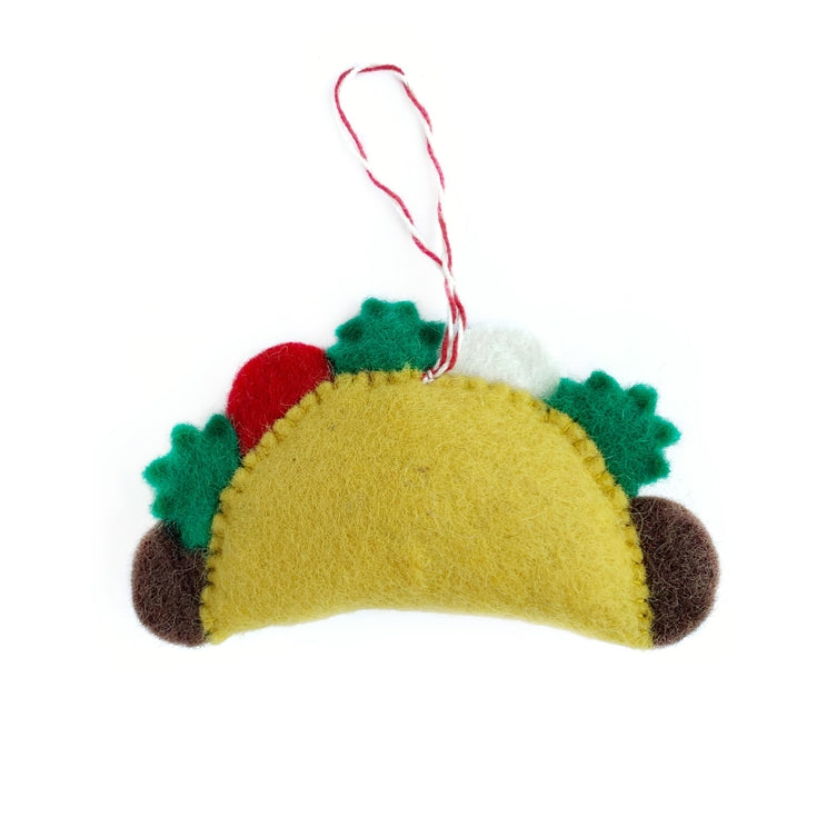 Wool Ornament-Taco Man