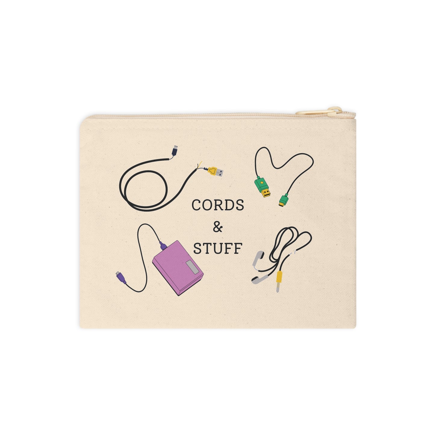 Zipper Pouch-Cords & Stuff