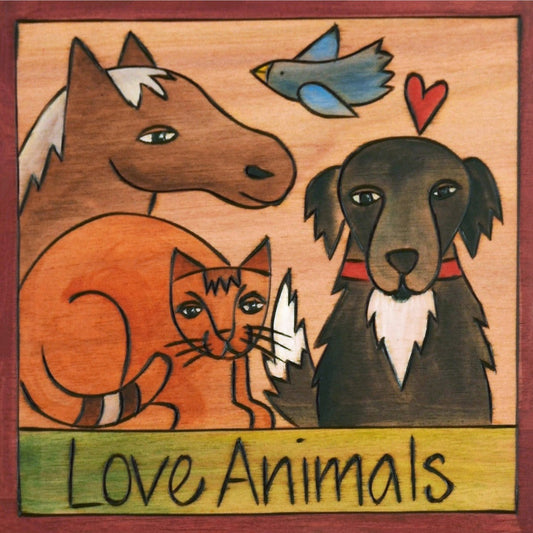 All Creatures Great & Small Plaque-6"