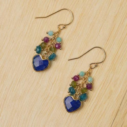 Aurora Lapis Earrings