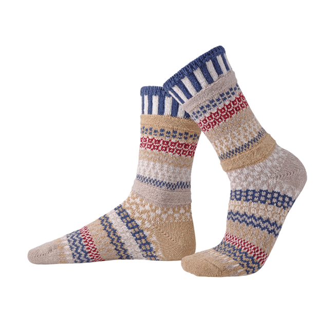 Mismatched Crew Socks-Bateau Mouche