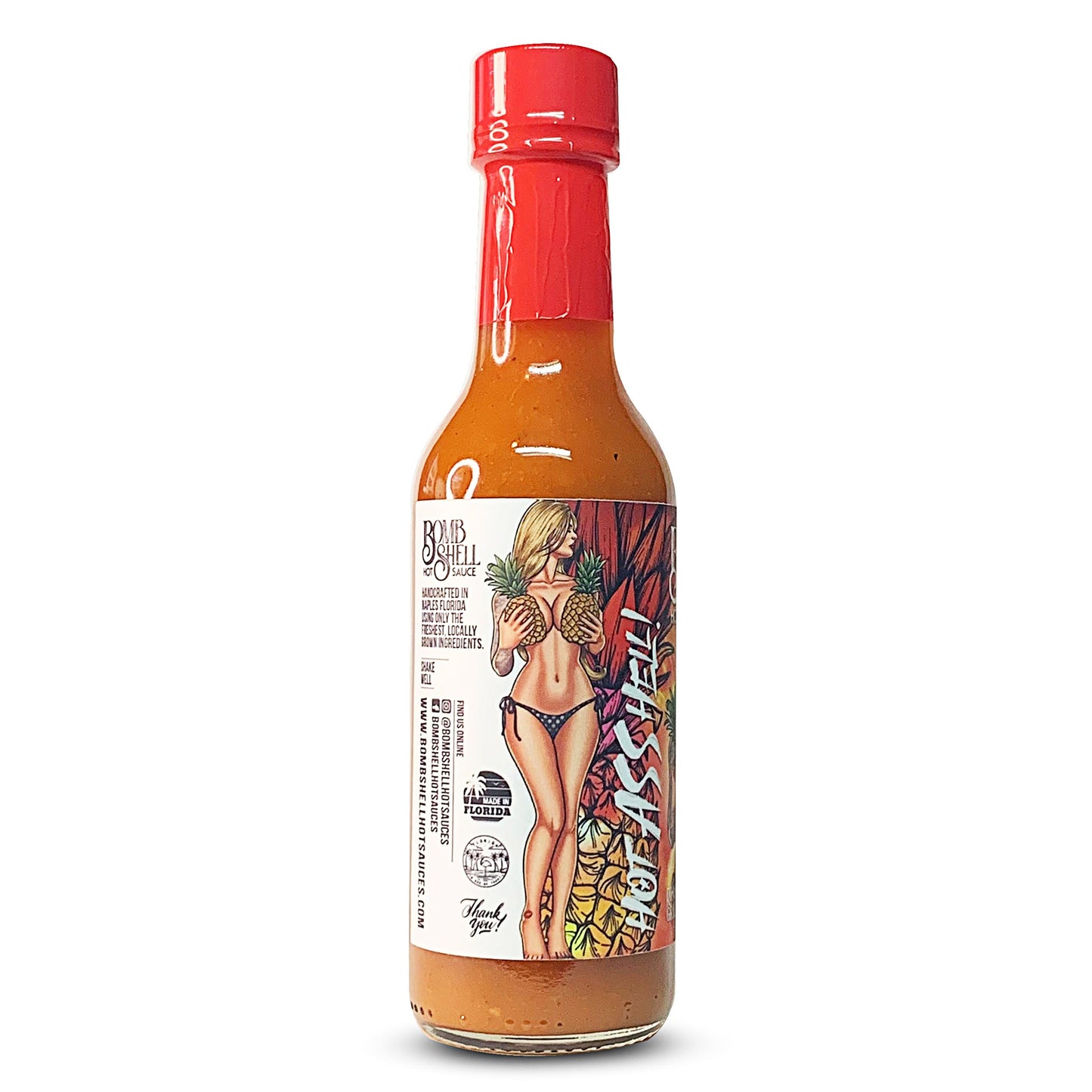 Roasted Habanero Grilled Pineapple Hot Sauce