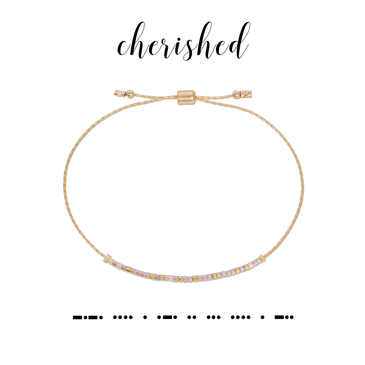 Morse Code Bracelet-Cherished