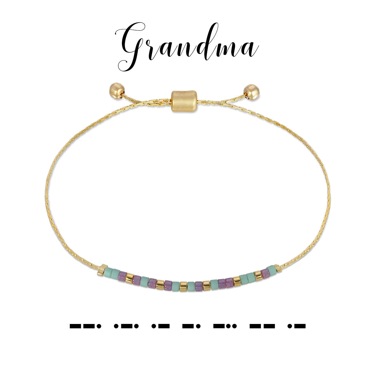 Morse Code Bracelet-Grandma