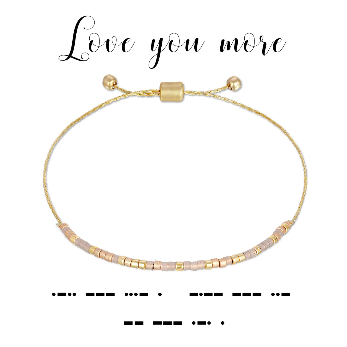 Morse Code Bracelet-Love You More