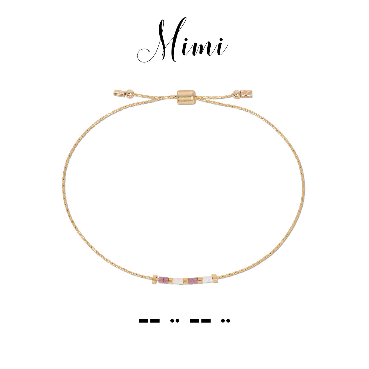 Morse Code Bracelet-Mimi